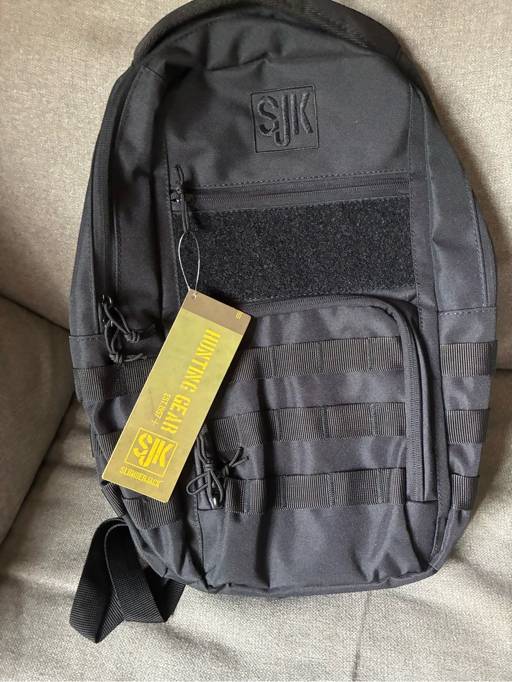 Tactical Black Men's Backpack